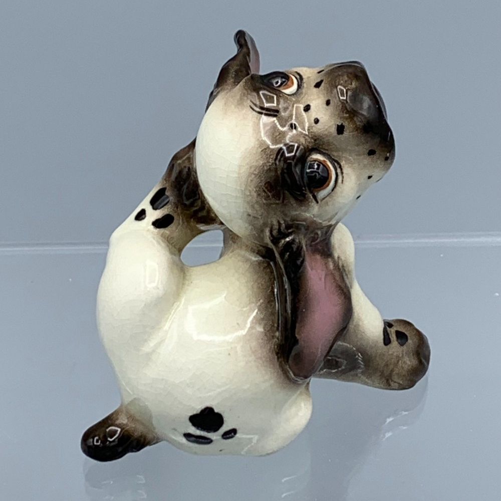 Old Monrovia Hagen Renaker DW Cocker Spaniel Dot Figurine Helen Perrin Farnlund